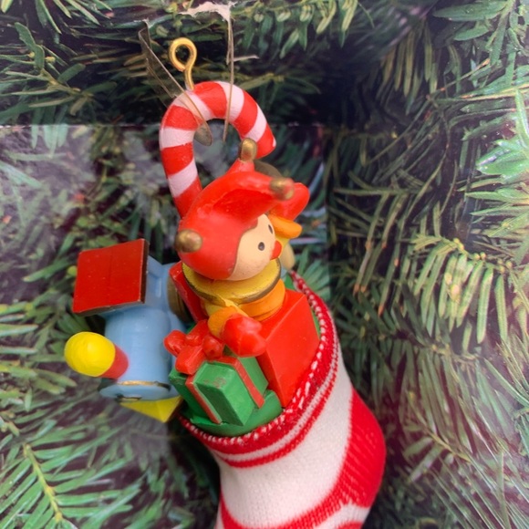 Hallmark 1981 “A Well-Stocked Stocking” Tree Trimmer Keepsake Ornament NIB - Picture 3 of 9